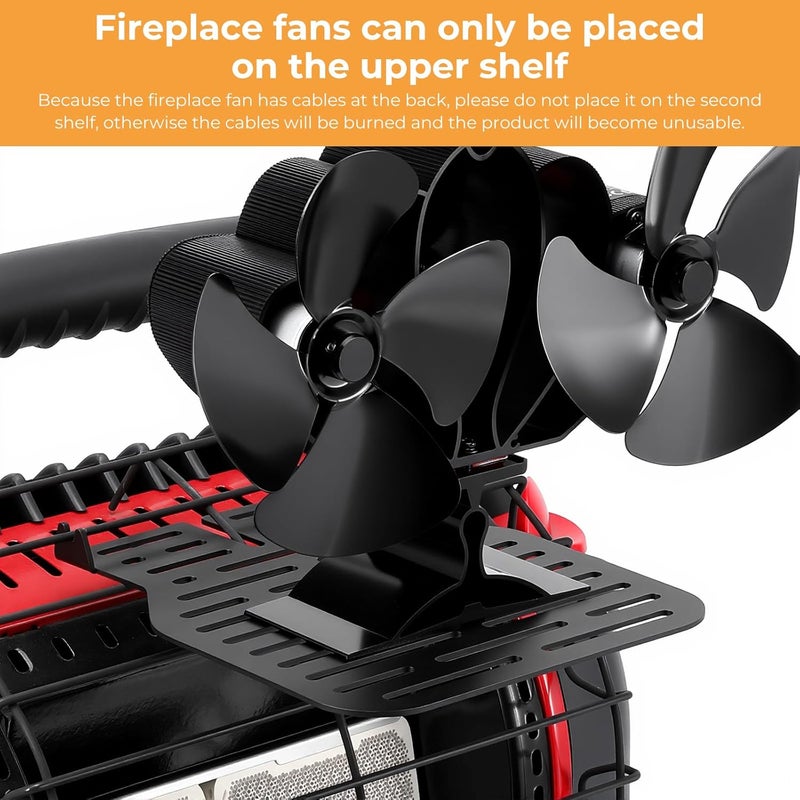 Ourhom حامل سخان، متوافق مع Mr. Heater Buddy MH9BX، MH12HB، MH18B، حامل مروحة موقد خشبي للسخان، حامل سخان متعدد الأغراض للأشياء المدفأة في الهواء الطلق، ملحقات سخان Buddy - Image 5
